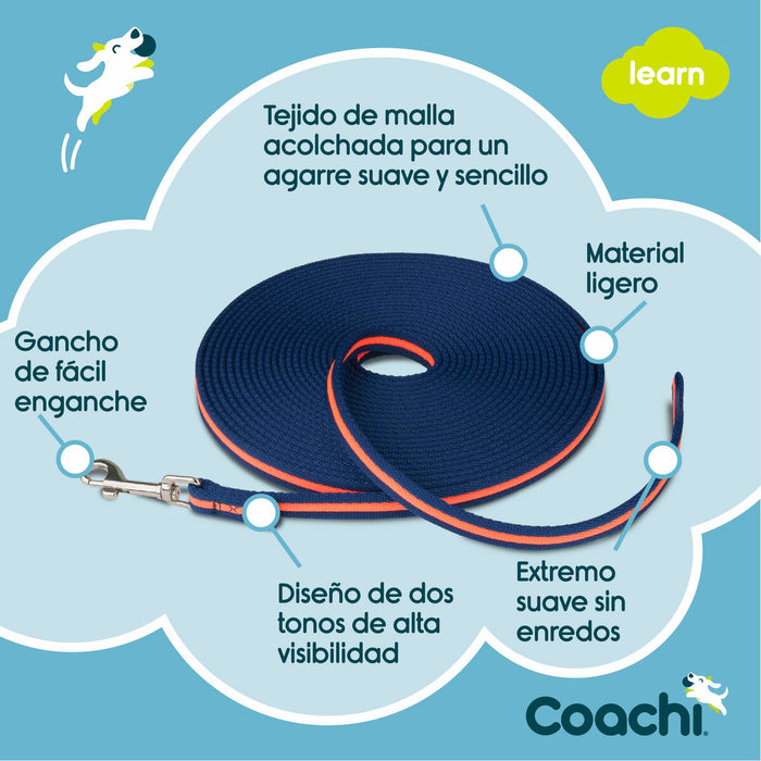 Lesă pentru câine Coachi Antrenament Albastru 10m