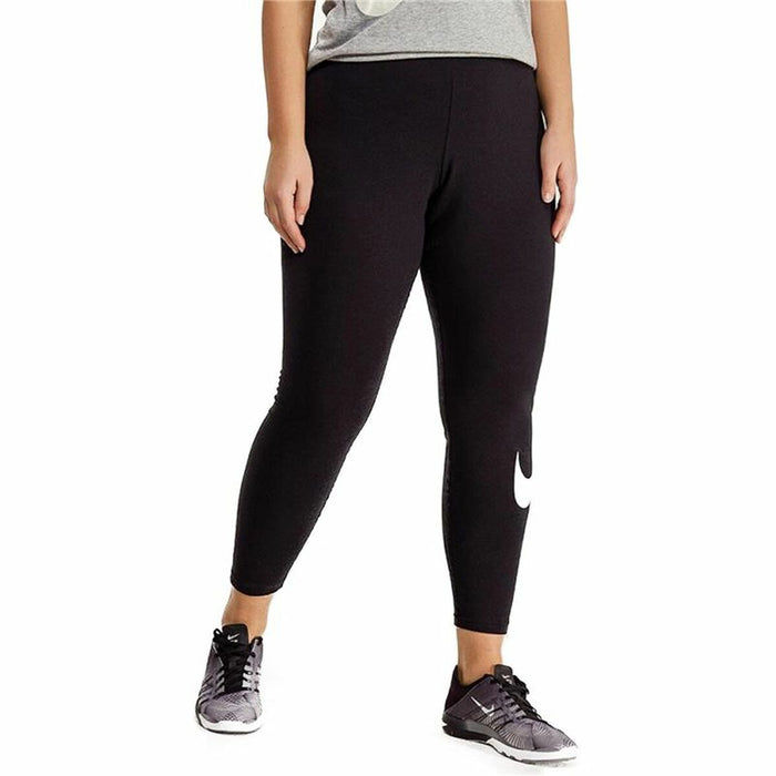 Colanți Sport de Damă Nike Club Logo Negru