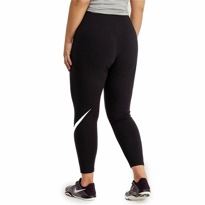 Colanți Sport de Damă Nike Club Logo Negru