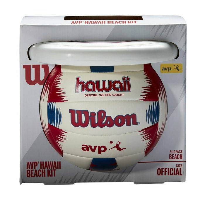 Minge de Volei Frisbee Hawaii Wilson WTH80219KIT Alb Multicolor Cauciuc (Mărime unică)