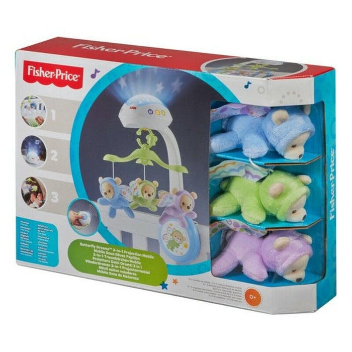 Mobil Proiector Fisher Price Alb Multicolor Plastic (1 Piese)
