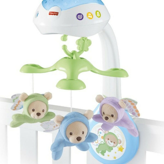 Mobil Proiector Fisher Price Alb Multicolor Plastic (1 Piese)
