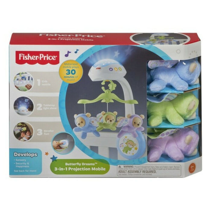 Mobil Proiector Fisher Price Alb Multicolor Plastic (1 Piese)