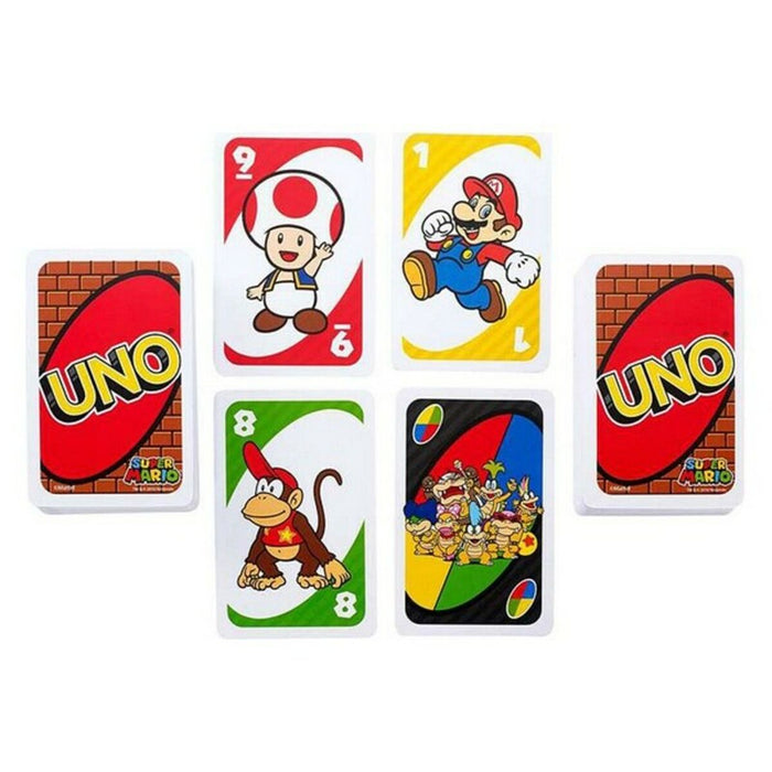 Jocuri de cărți UNO Super Mario Mattel DRD00