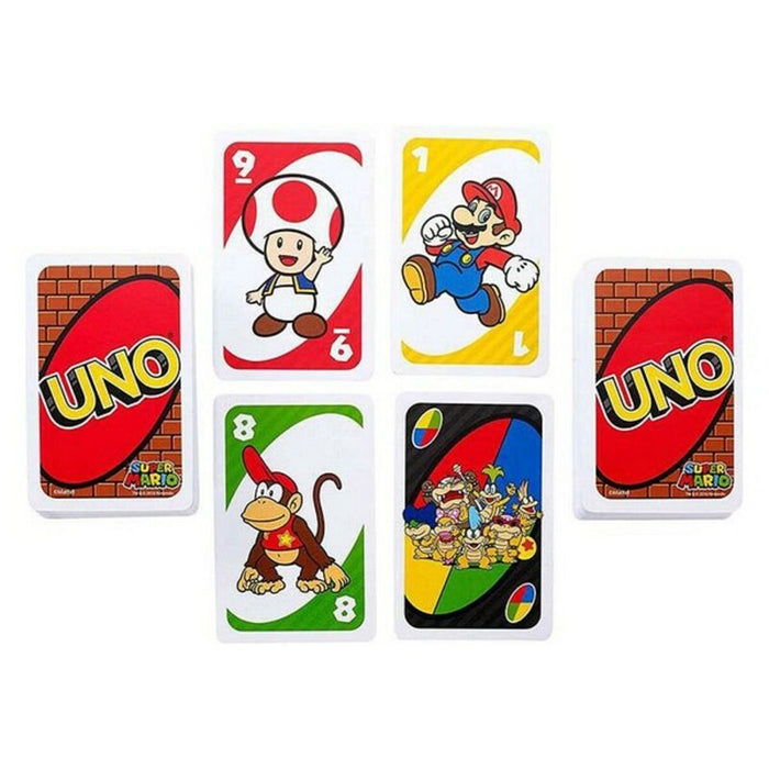 Jocuri de cărți UNO Super Mario Mattel DRD00