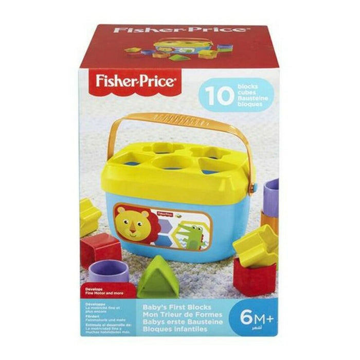 Coș cu Plăci de Construcție Mattel FFC84 10 pcs