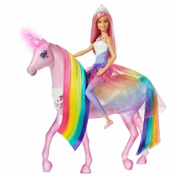 Păpușă cu animal de companie  Barbie Dreamtopia Unicorn