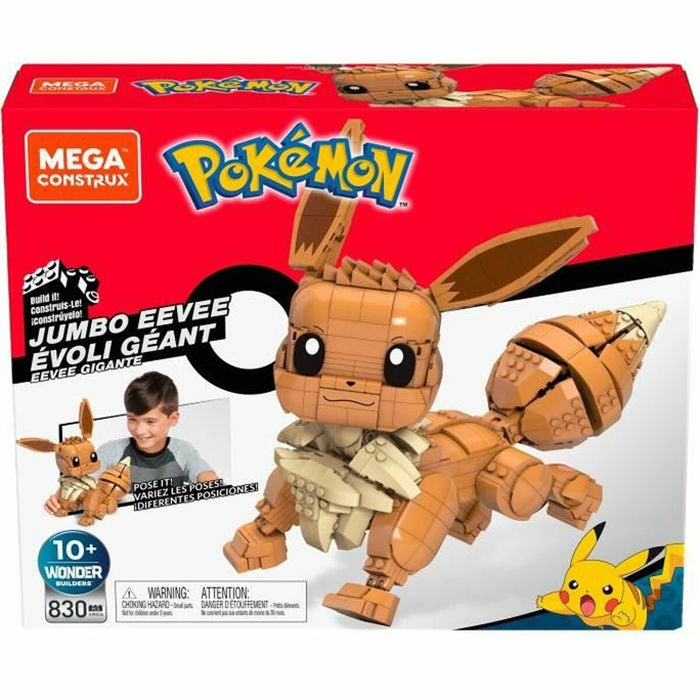 Set de Construcție Pokémon Pokemon Eevee Giant Multicolor