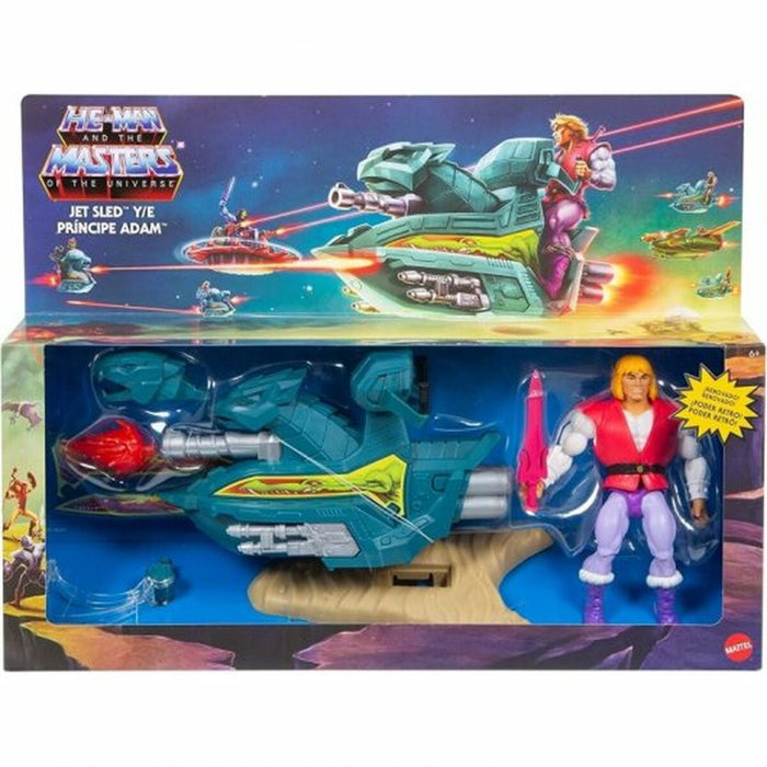 Figurine de Acțiune Mattel Masters of the Universe Set Prince Adam + Sky Sled