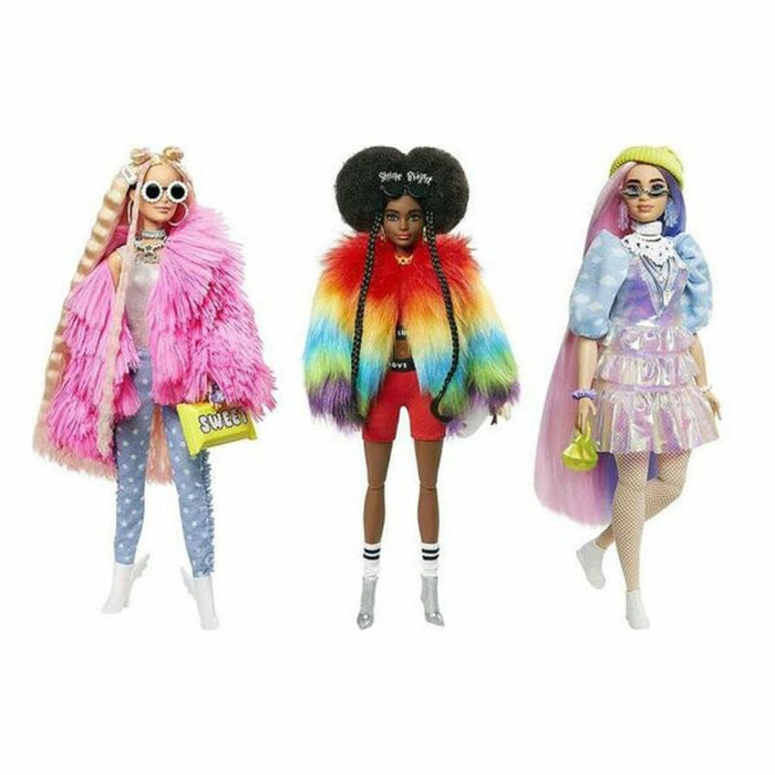 Păpușă Barbie Fashionista Barbie Extra Neon Green Ma