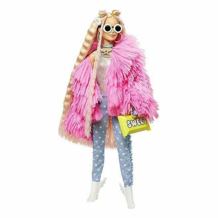 Păpușă Barbie Fashionista Barbie Extra Neon Green Ma