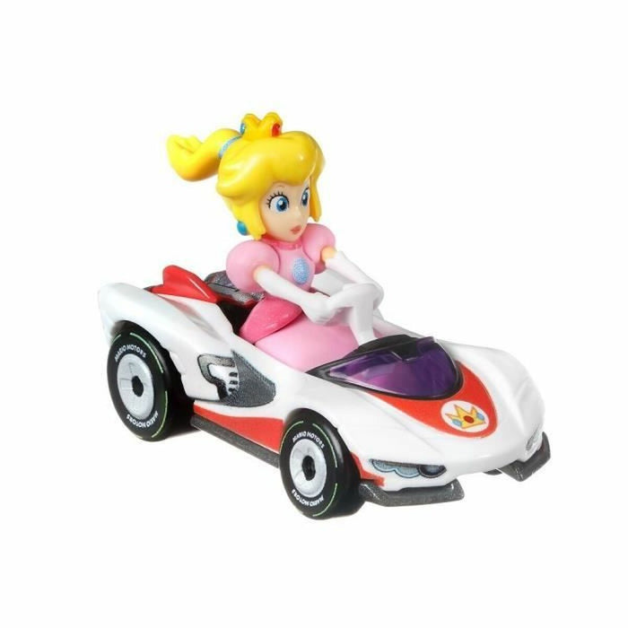 Set mașini Hot Wheels Mario Kart 8 cm 4 Piese