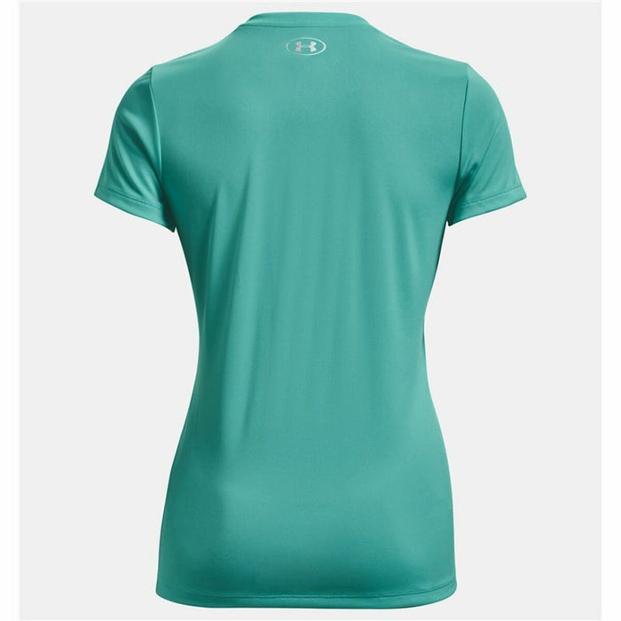 Tricou cu Mânecă Scurtă Femei Under Armour Tech SSV Solid Acvamarin