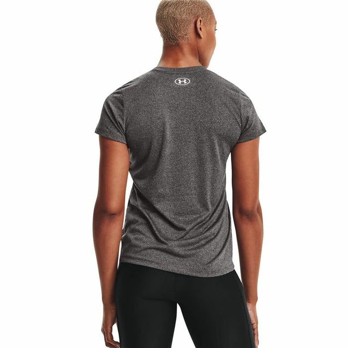 Tricou cu Mânecă Scurtă Femei Under Armour Tech SSV Gri