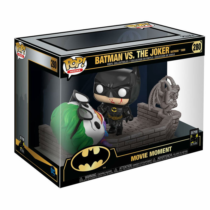 Figurine colectabile Funko Pop! 280 Movie Moment: Batman 80th - Batman vs. The Joker (1989)