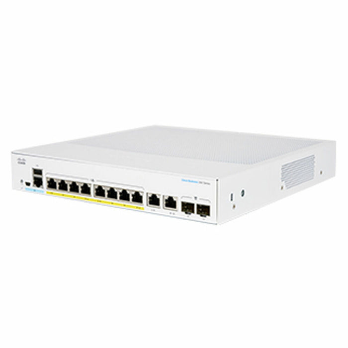 Switch CISCO CBS350-8P-E-2G-EU Alb
