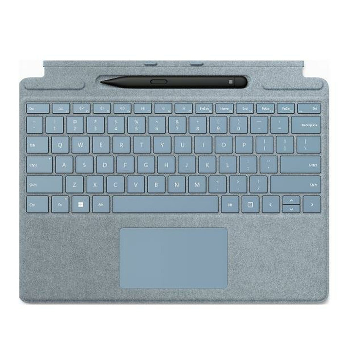 Tastatură Microsoft 8XB-00072 Gri Argintiu Qwerty Spaniolă