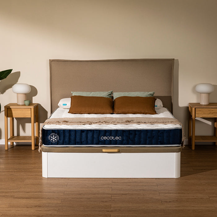 Saltea Cecotec Flow CecoFresh 2100 CoolConfort, 140 × 190 cm, înălțime 21 cm, fermitate ridicată