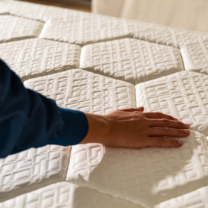 Saltea cu arcuri pocket Cecotec Flow CecoFresh 2700 CoolConfort Hybrid, 90 × 190 cm, înălțime 27 cm