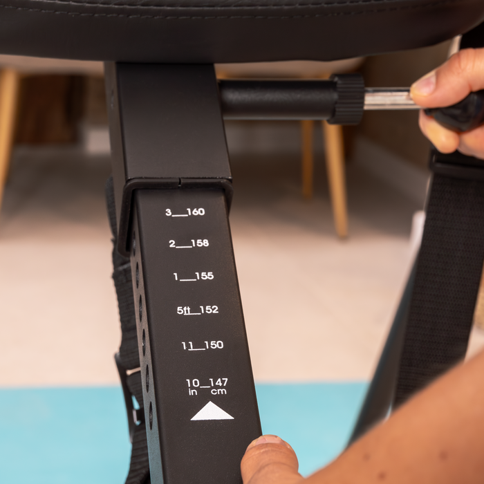 Masă de inversie Cecotec Drumfit Inversion 1800, 26 de niveluri, utilizator max. 120 kg, pliabilă