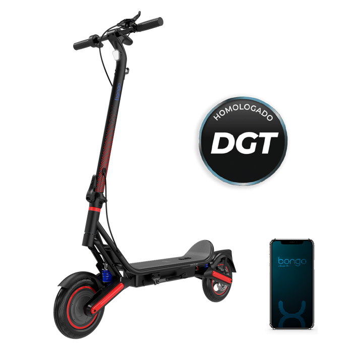 Trotinetă electrică Cecotec Bongo D40 XL Suspension Connected, 350 W, viteză maximă 800 W, autonomie 40 km, roți de 10 inchi
