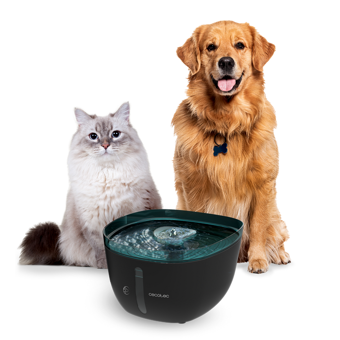 Fântână de apă pentru animale Cecotec Pumba 2200 Refresh, 2 l, filtru performant, iluminare LED