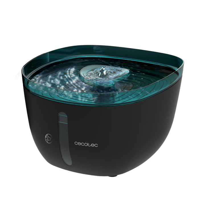 Fântână de apă pentru animale Cecotec Pumba 2200 Refresh, 2 l, filtru performant, iluminare LED