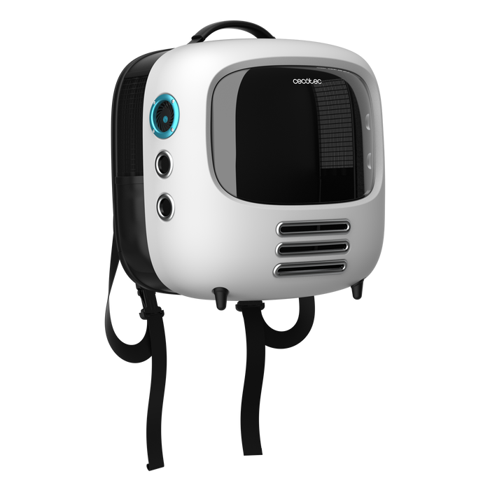 Transportor pentru animale Cecotec Pumba 1800 Travel Fan, 39 × 38 × 30 cm, ventilator cu 2 trepte, lumină interioară