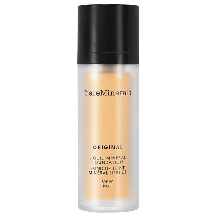 Fond de ten lichid BareMinerals Original Liquid Mineral, luminos, nuanța 14 Mediu auriu, SPF 20, 30 ml