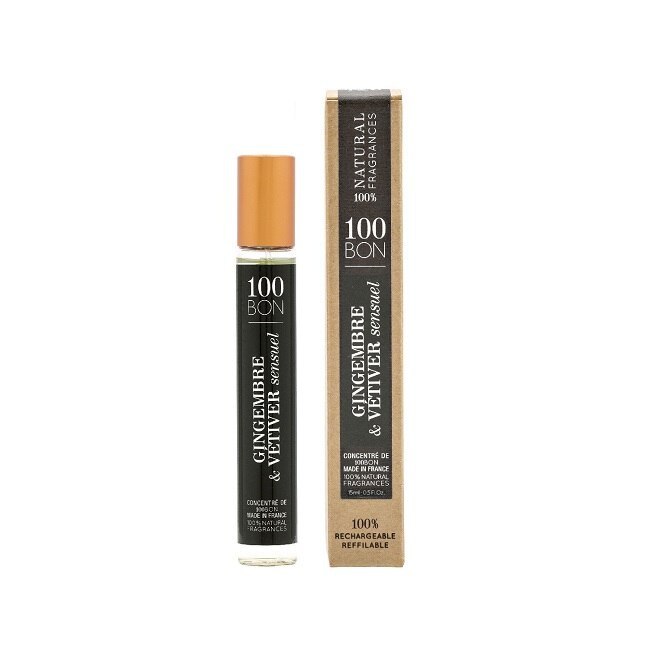 Apă de parfum 100 Bon Gingembre & Vetiver Sensuel, unisex, miniatură 15 ml