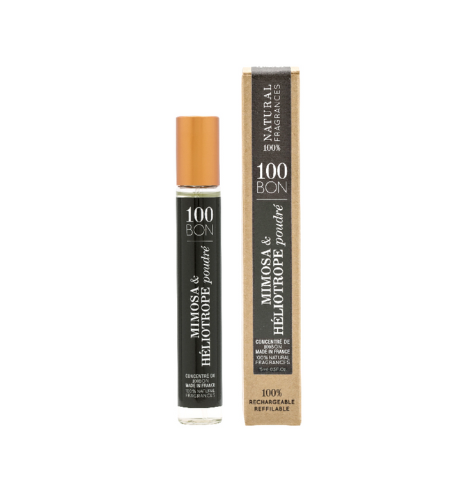 Apă de parfum 100 Bon Mimosa & Heliotrope Poudré, unisex, miniatură, 15 ml