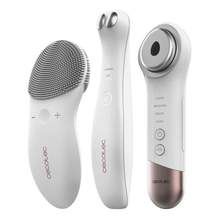 Set de îngrijire facială Cecotec FaceCare SkinRoutine, 3 funcții, 6,2 × 3,7 × 14,2 cm
