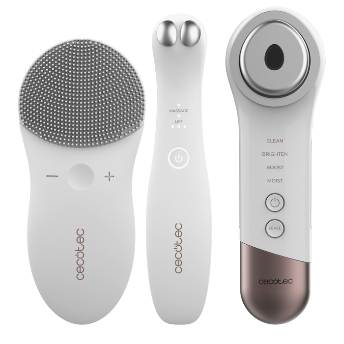 Set de îngrijire facială Cecotec FaceCare SkinRoutine, 3 funcții, 6,2 × 3,7 × 14,2 cm