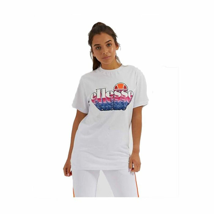 Tricou cu Mânecă Scurtă Femei Ellesse Zingha Alb L