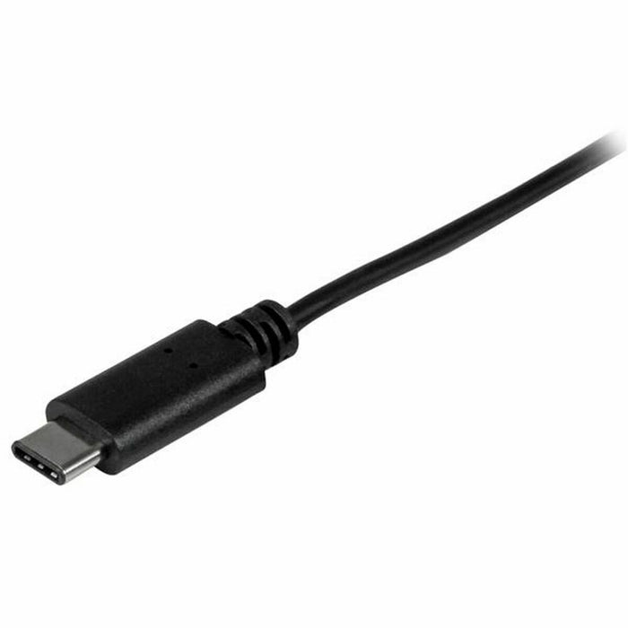 Cablu USB A la USB C Startech USB2AC1M             USB C Negru