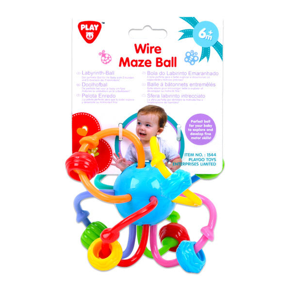 Minge labirint PlayGo Wire Maze Ball, 6+ luni, multicolor