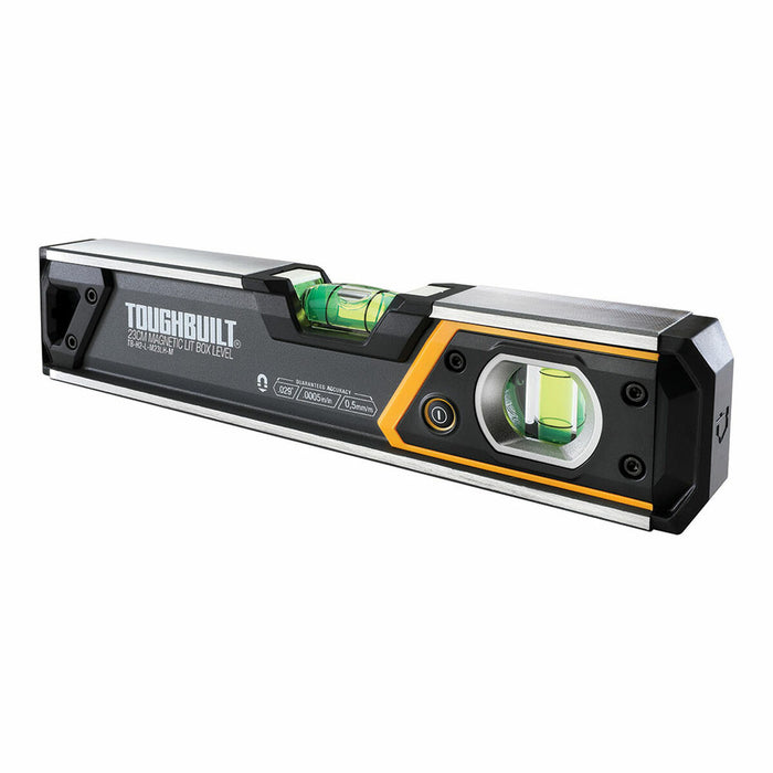 Nivelul Bulei Toughbuilt tb-h2-l-m23-lh-m Magnetic Tubular Iluminat 23 cm
