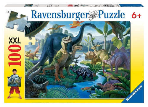 Puzzle Ravensburger, Land Of The Giants, 100 de piese XXL, 6+ ani