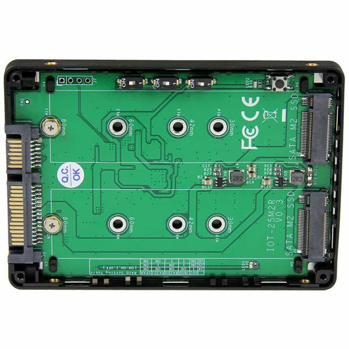 Adaptor pentru Hard Disk Startech 25S22M2NGFFR Negru