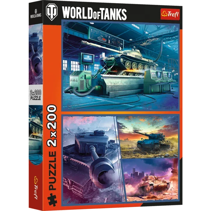 Puzzle Trefl World of Tanks, 2 x 200 de piese