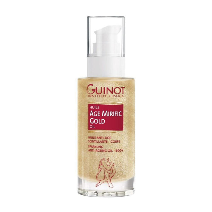 Ulei de corp Guinot Age Mirific Gold, antiîmbătrânire, cu efect strălucitor, 90 ml
