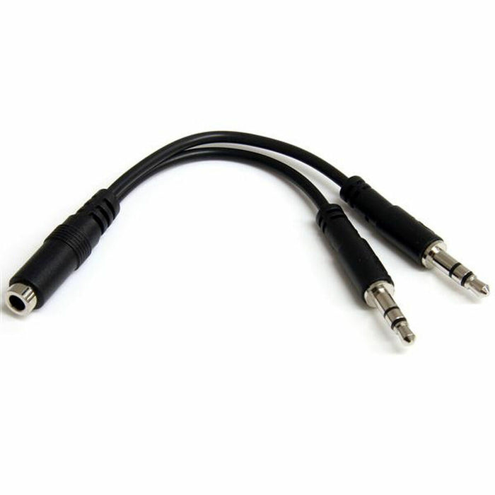 Adaptor Audio Jack Startech MUYHSFMM             Negru 0,13 m