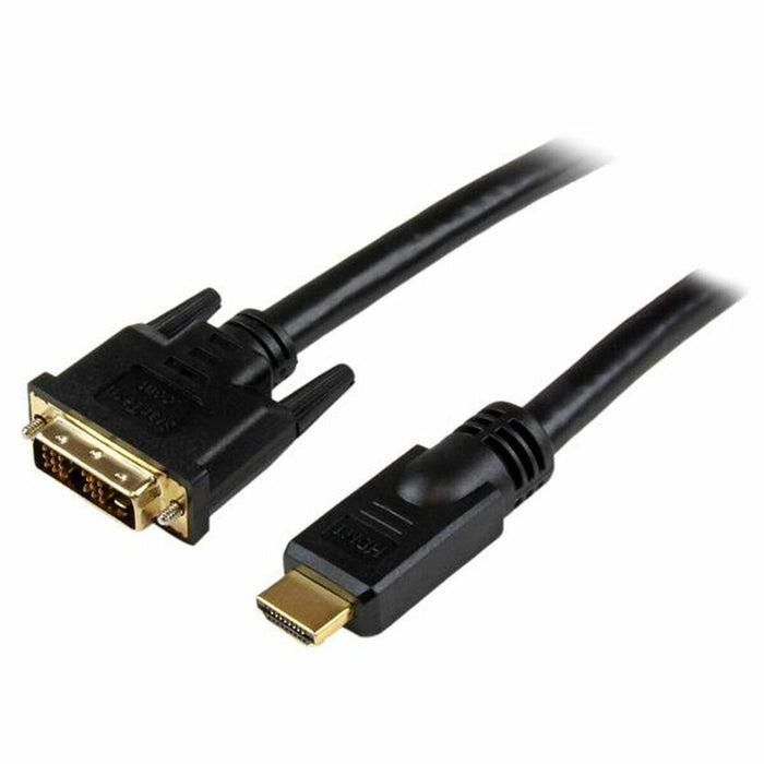 Adaptor HDMI la DVI Startech HDDVIMM10M           Negru 10 m