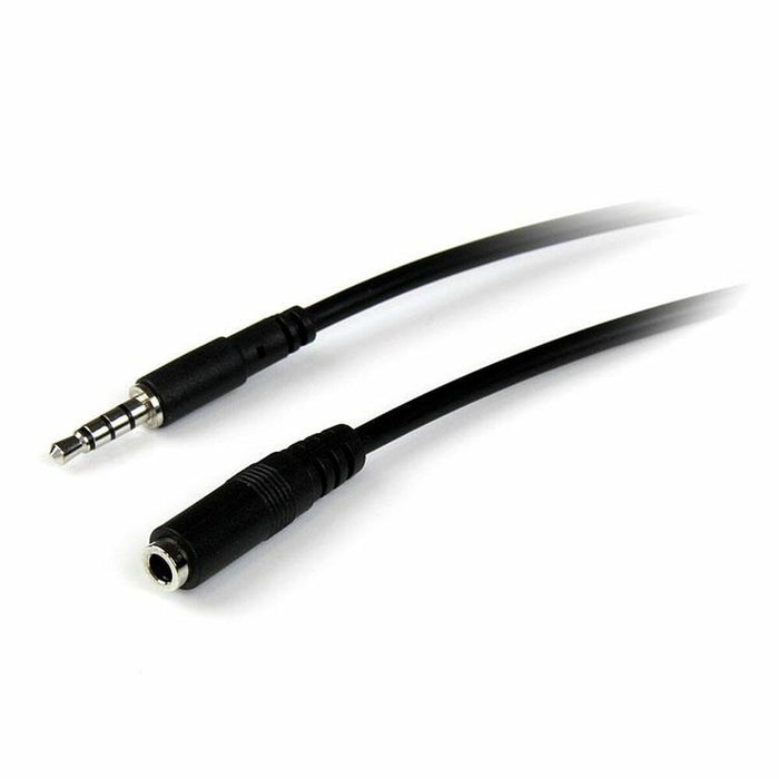 Cablu Prelungitor Jack (3,5 mm) Startech MUHSMF2M             (2 m) Negru