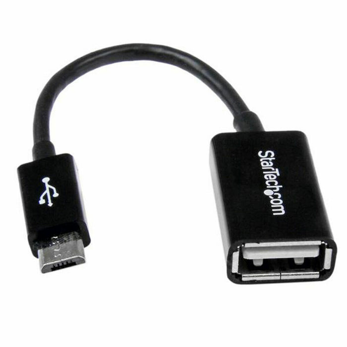 Cablu Micro USB Startech UUSBOTG              USB A Micro USB B Negru