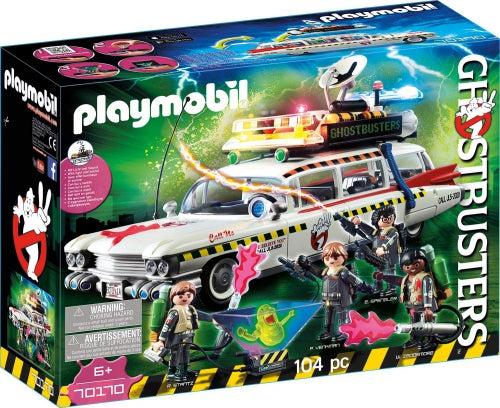 Set de joacă Playmobil Ghostbusters, Ecto-1A, 104 piese, 5+ ani