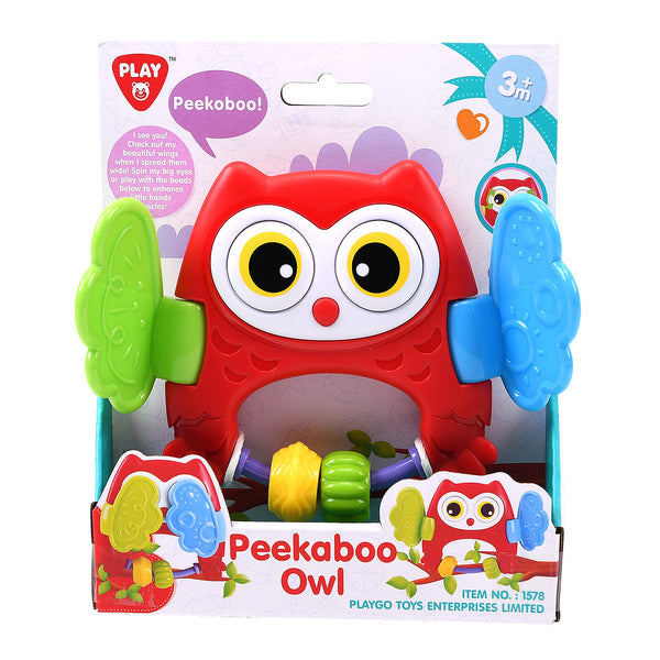 Zornăitoare PlayGo Peekaboo Owl, bufniță, 3+ ani