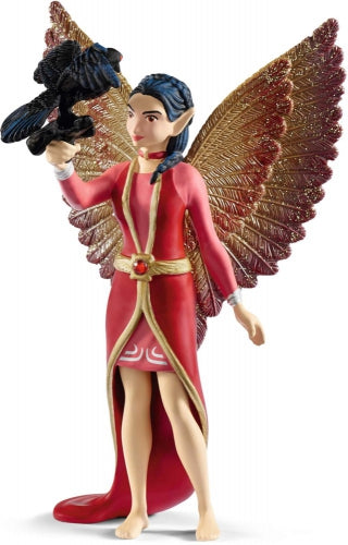 Figurină Schleich Bayala Movie, Nuray cu corbul Munyn
