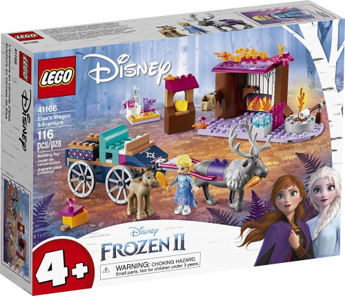 Set de construcție LEGO Disney Frozen II, Elsa's Wagon Adventure, 116 piese, 4+ ani