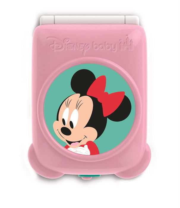Telefon de jucărie Clementoni Disney Baby Minnie, cu clapetă, 4 butoane, 9-36 luni